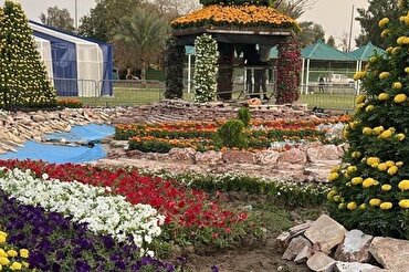 Partisipasi Deparatemen Bunga dan Tanaman Makam Huseini dalam Festival Internasional Baghdad