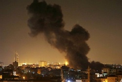以色列战机轰炸加沙地带100个地方