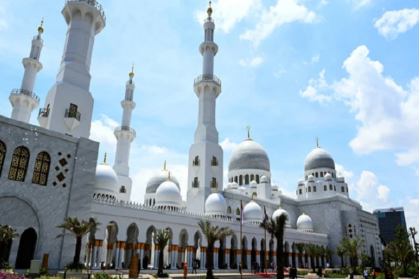 Sheikh Zayed Grand Mosque in Indonesia’s Java