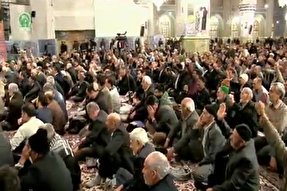 فیلم/ لحظه اعلام خبر شهادت سپهبد قاسم سلیمانی به زائران حرم رضوی