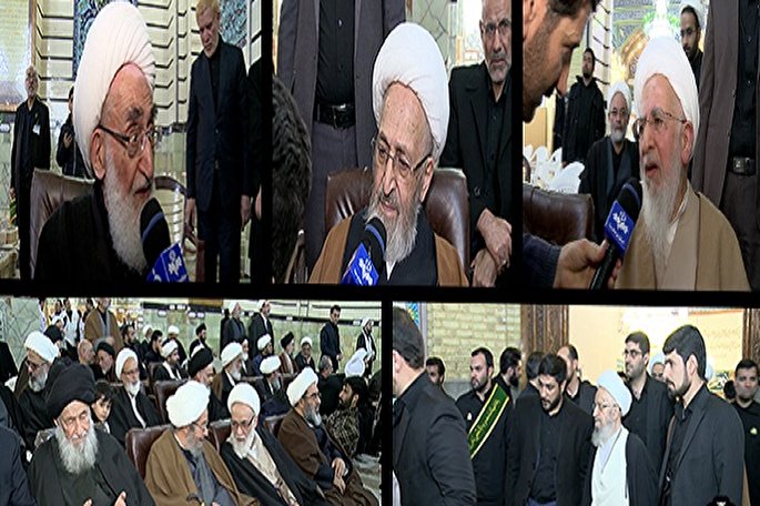 مواضع مراجع و علما در تشییع پیکر سردار سلیمانی