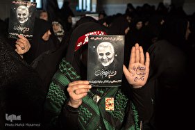 مراسم بزرگداشت شهید سپهبد قاسم سلیمانی در قزوین