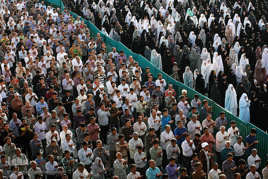 نماز عید سعید فطر در حرم حضرت معصومه(س)