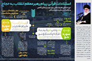 اینفوگرافیک/ استنادات قرآنی پیام رهبر معظم انقلاب به حجاج