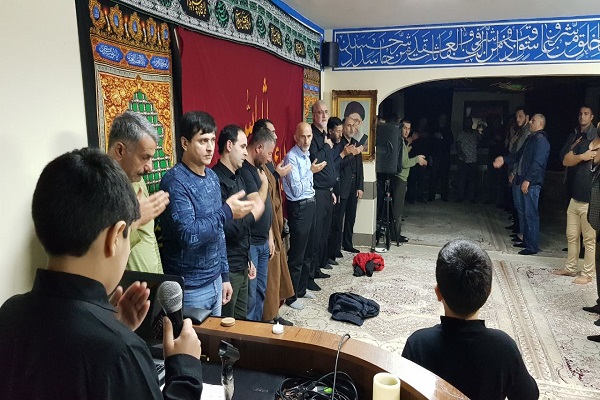 سوگواری اربعین حسینی در بلاروس + عکس