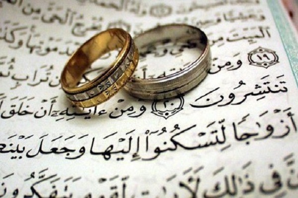 برگزاری مراسم ازدواج زوج جهادگر در کنار ایتام و فقرا