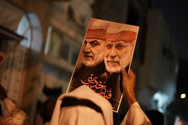 تظاهرات مردم بحرین به مناسب سالگرد شهادت سرداران مقاومت + فیلم