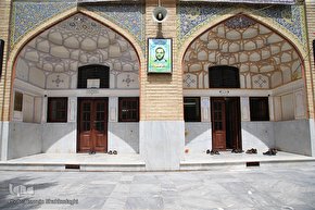 حجره طلبگی امام خمینی(ره) در مدرسه فیضیه قم
