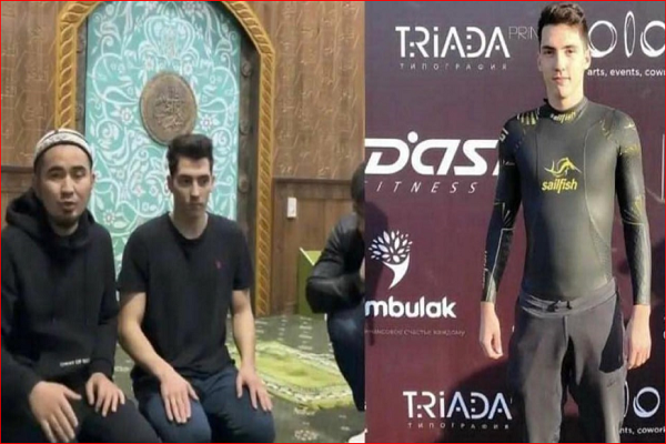 رکورددار شنای جهان، مسلمان شد