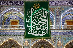 آذین‌بندی حرم حضرت عباس(ع) در سالروز ولادت امام حسن(ع) + عکس