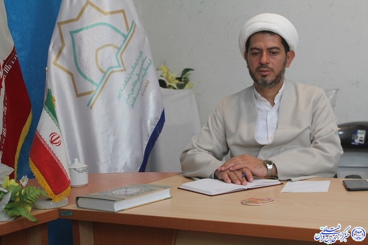 حجت الاسلام میثم بهاری، مدیر کانون فرهنگی هنری علامه امینی(ره) بجنورد