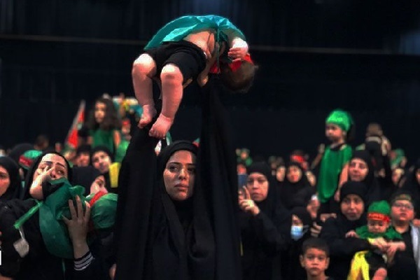 برپایی مراسم شیرخوارگان حسینی در لبنان + عکس