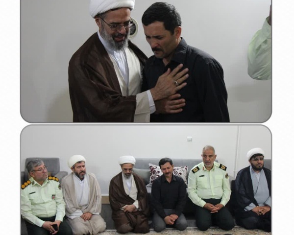 دیدار نماینده ولی فقیه در خراسان‌شمالی با خانواده شهید «محمد مهدی احمدی»