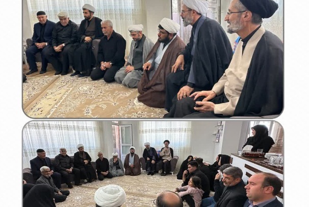 ارسالی/حضور‌‌‌ نماینده ولی‌فقيه در خراسان‌شمالی در منزل شهید حسن وحیدی