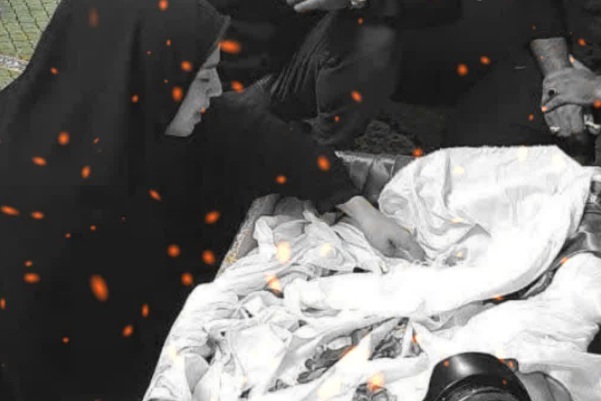 نخستین دیدار خانواده با پیکر مطهر  شهید ستواندوم «حسن وحیدی»