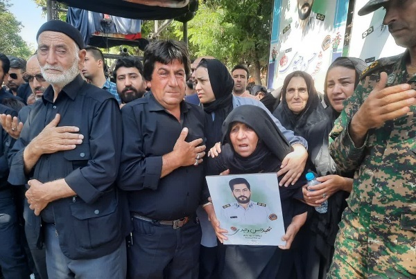 مادر شهید حسن وحیدی در بجنورد