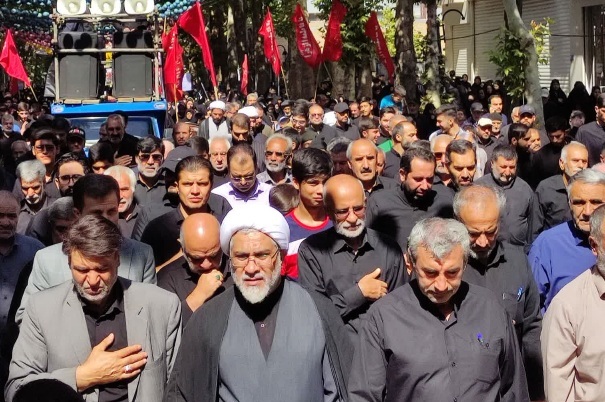 مراسم جاماندگان اربعین حسینی در خراسان‌شمالی برگزار شد