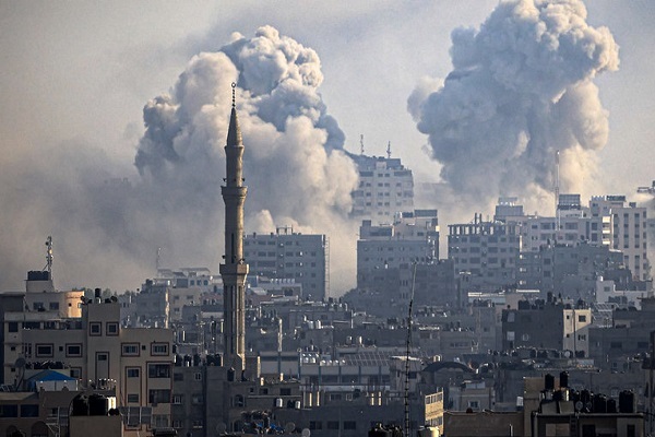 صوت تلاوت قرآن از خانه‌ آوار شده در بمباران غزه + فیلم