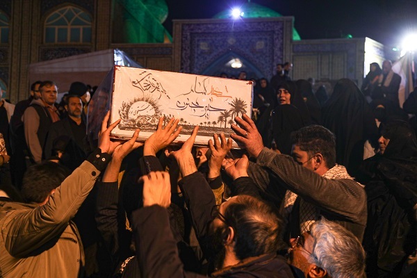 وداع مردم تهران با پیکرهای پاک 110 شهید گمنام دفاع مقدس