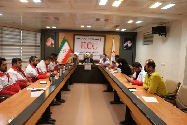 برپایی نشست ستاد استانی مسابقات قرآن کریم جمعیت هلال احمر در خراسان‌شمالی