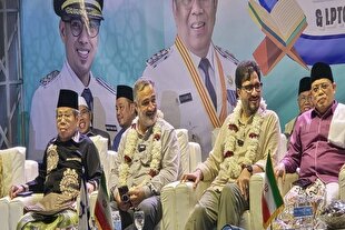 دیپلماسی قرآنی  پیشرو سایر دیپلماسی‌ها است/ دو «حامد شاکرنژاد» در یک محفل + عکس