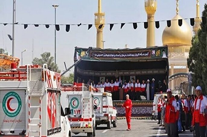 ارائه بیش از ۹۷ هزار خدمت درمانی هلال احمر خراسان‌جنوبی به زائران اربعین