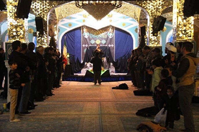 عکس | مراسم نخستین شب دهه فاطمیه در امامزاده سید عباس بجنورد