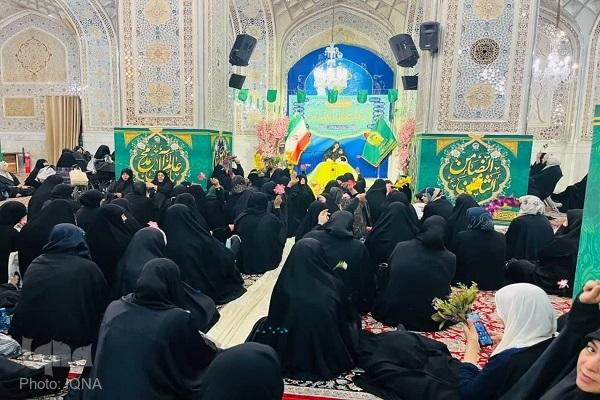 همایش «بانوان ولایی» در حرم مطهر رضوی برگزار شد