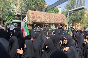 پیکر ۷ شهید هوافضای سپاه در کاشان تشییع شد + فیلم