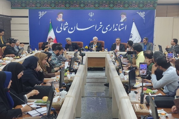 نشست خبری استاندار خراسان شمالی