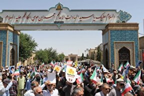 فریاد محکومیت نسل‌کشی در نوار غزه در 75 نقطه فارس طنین‌انداز شد