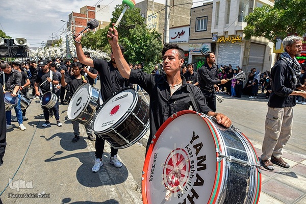 مراسم عزاداری عاشورای حسینی در امامزاده سیدعباس (ع) بجنورد
