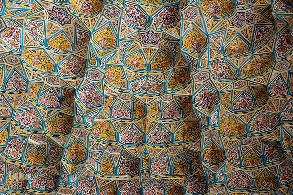 افراشته فیروزه‌ای؛ مسجد مشیر شیراز‎‎