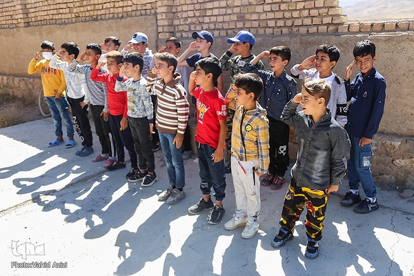 اردوی جهادی در روستای چهاربید