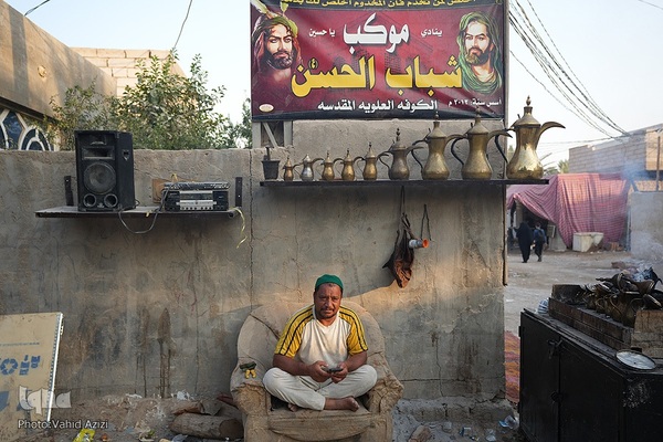 پیاده روی اربعین حسینی در منطقه طریق العلما و زرگه نجف به کربلا