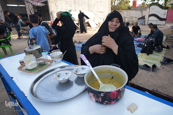 پیاده روی اربعین حسینی در منطقه طریق العلما و زرگه نجف به کربلا