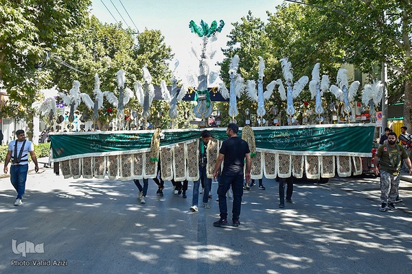 آیین پیاده‌روی جاماندگان اربعین حسینی در بجنورد