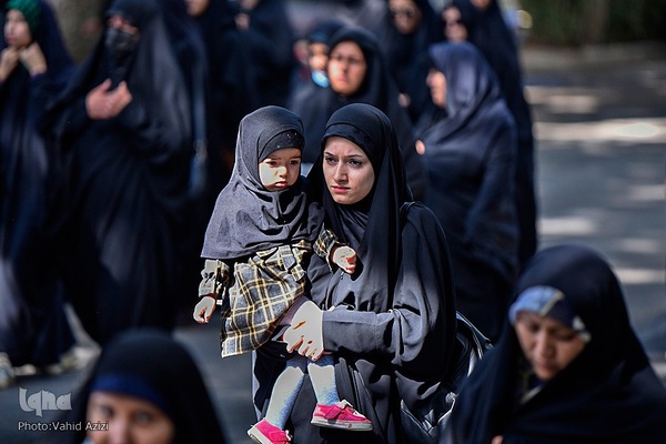 آیین پیاده‌روی جاماندگان اربعین حسینی در بجنورد