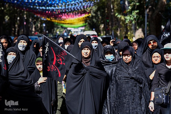 آیین پیاده‌روی جاماندگان اربعین حسینی در بجنورد