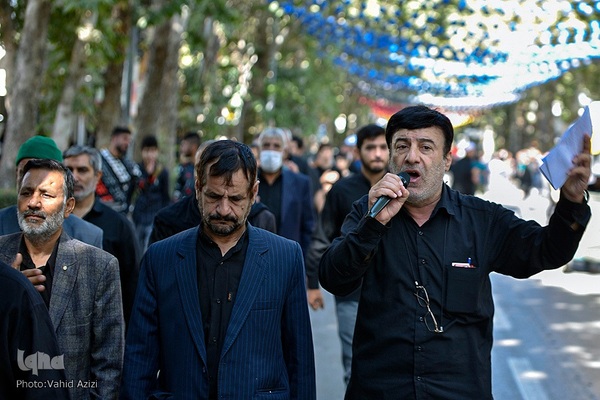 آیین پیاده‌روی جاماندگان اربعین حسینی در بجنورد