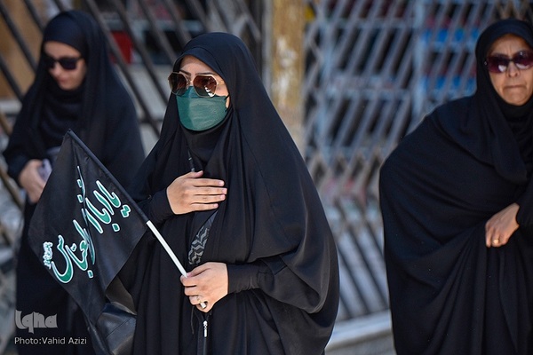 آیین پیاده‌روی جاماندگان اربعین حسینی در بجنورد