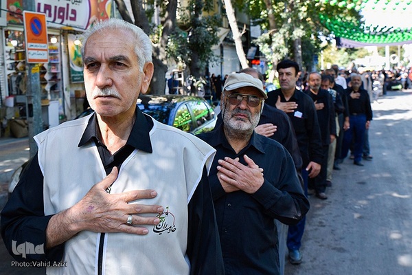 آیین پیاده‌روی جاماندگان اربعین حسینی در بجنورد