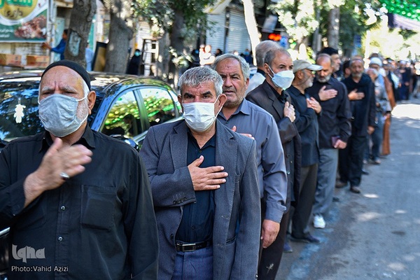 آیین پیاده‌روی جاماندگان اربعین حسینی در بجنورد