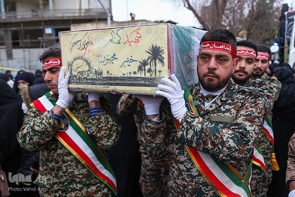 استقبال و خاکسپاری از شهدا گمنام در خراسان شمالی