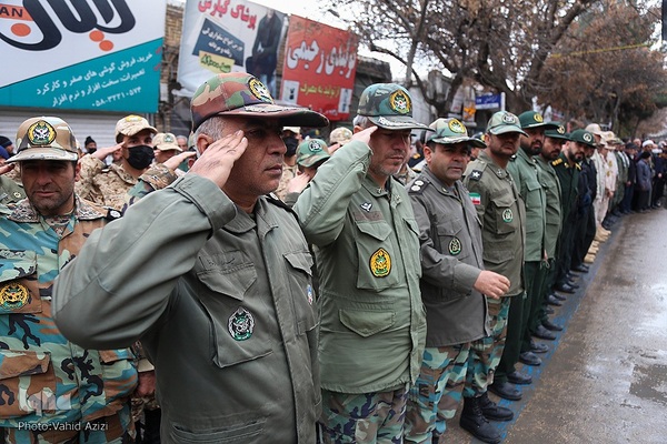 استقبال و خاکسپاری از شهدا گمنام در خراسان شمالی