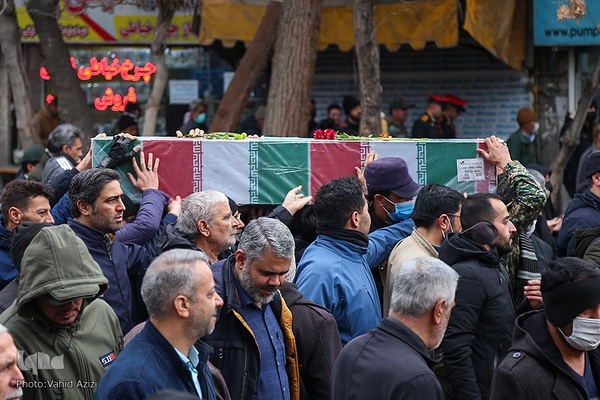 استقبال و خاکسپاری از شهدا گمنام در خراسان شمالی