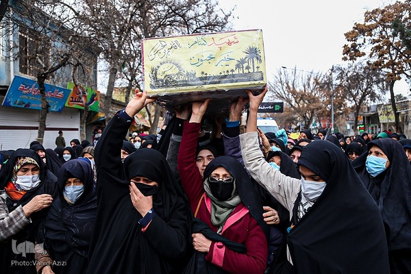 استقبال و خاکسپاری از شهدا گمنام در خراسان شمالی