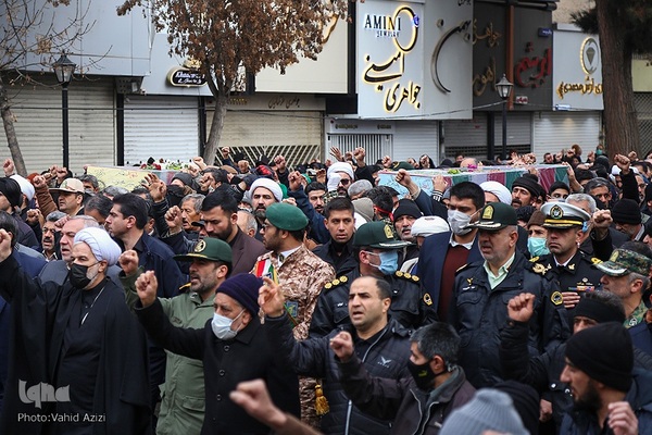 استقبال و خاکسپاری از شهدا گمنام در خراسان شمالی