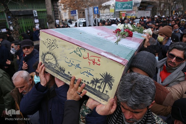 استقبال و خاکسپاری از شهدا گمنام در خراسان شمالی