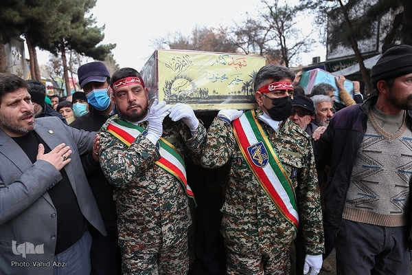 استقبال و خاکسپاری از شهدا گمنام در خراسان شمالی